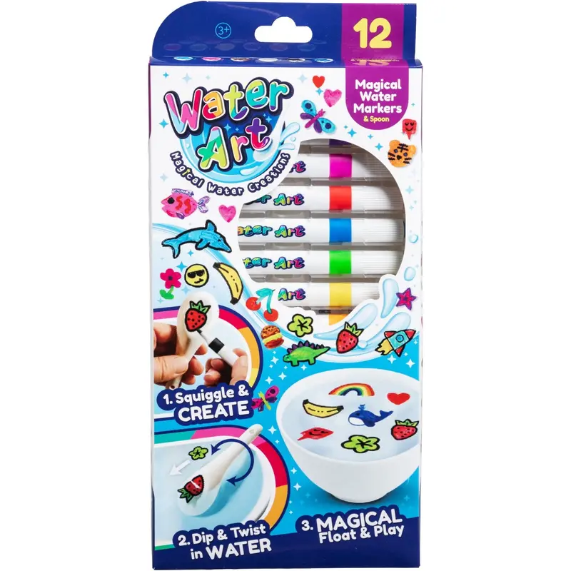 Water Art Sæt Med 12 Tuscher 1