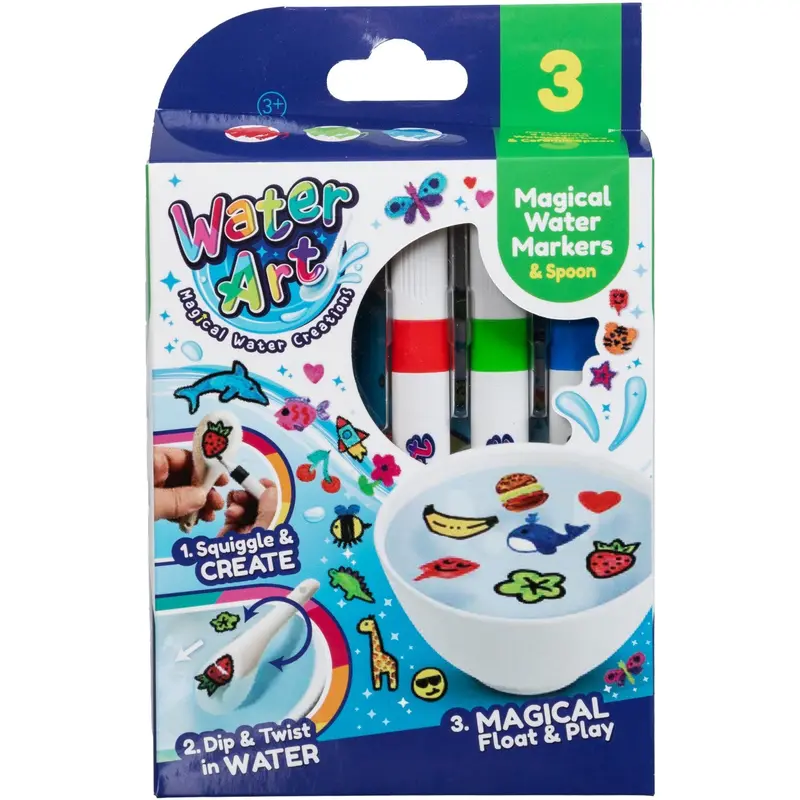 Water Art Sæt Med 3 Tuscher 1