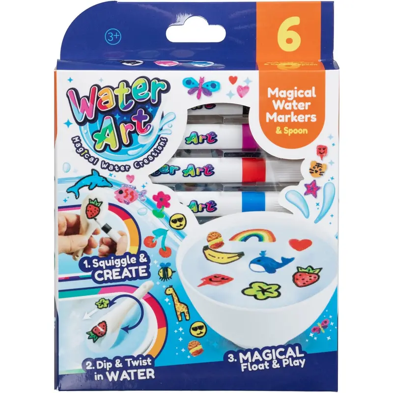 Water Art Sæt Med 6 Tuscher 1
