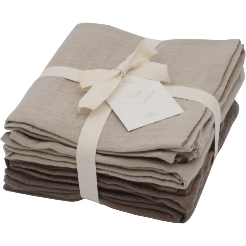 We Are Bitte Clay / Earth Muslin 4-Pak 1