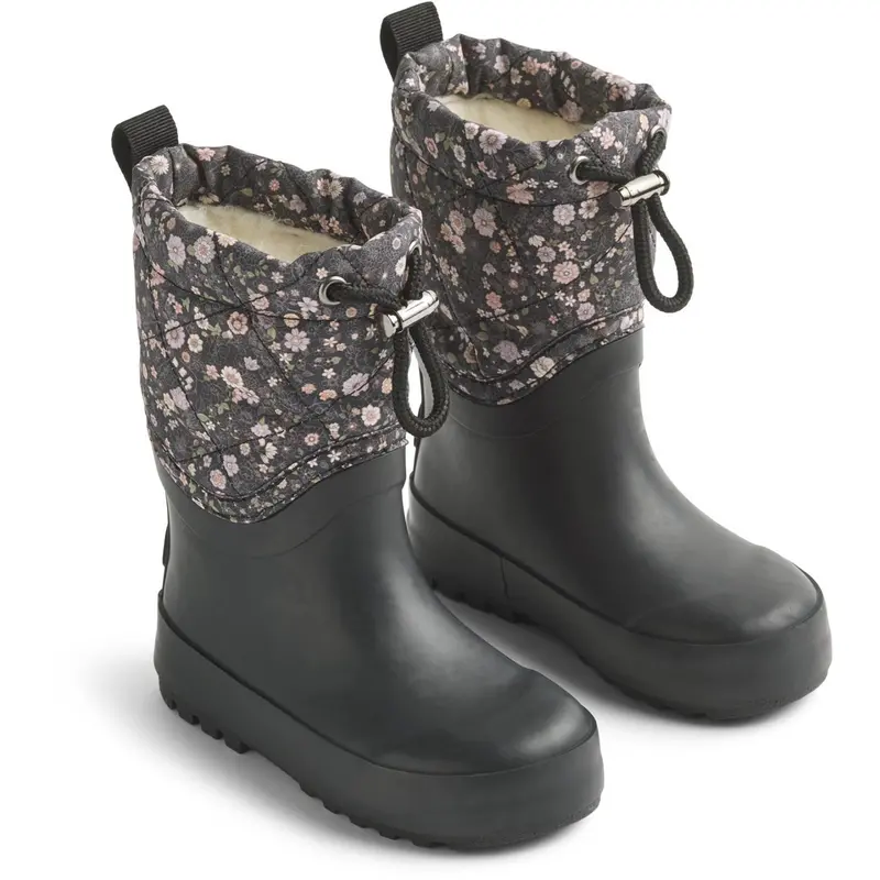 Wheat Black Sea Open Flowers Thermo Snow Støvler Drizzle 1