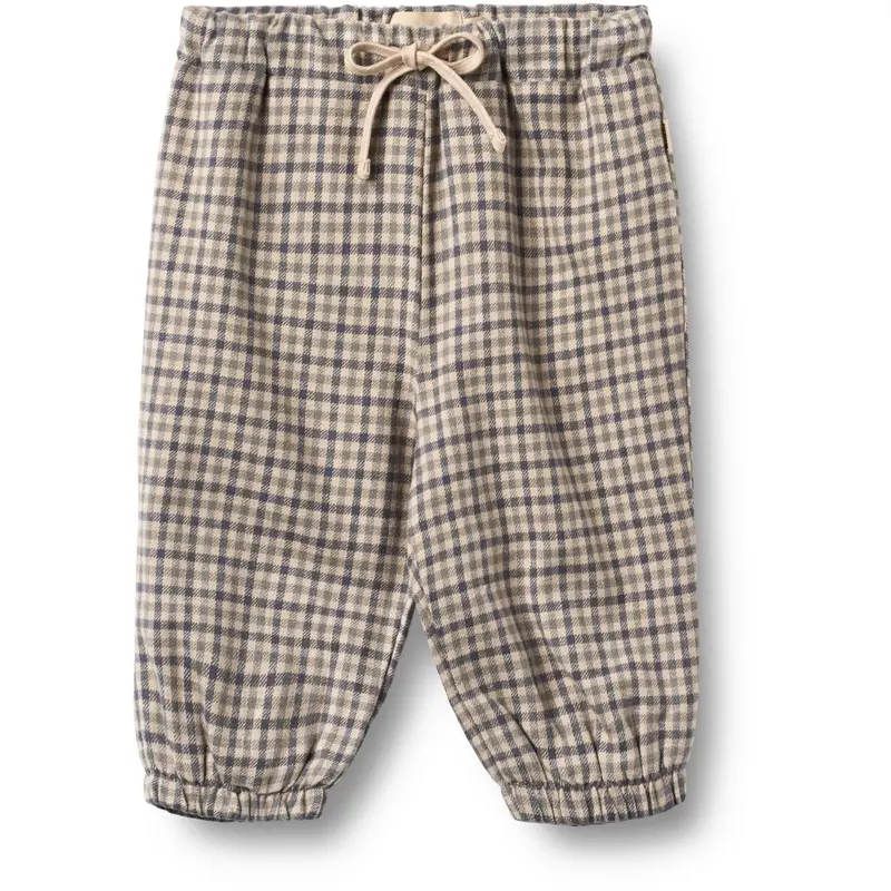 Wheat Blue Check Bukser Lined Blake 1