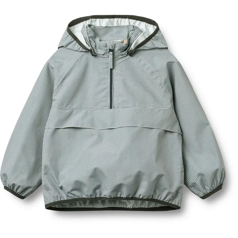 Wheat Blue Check Lightweight Shell Jakke Skyen 1