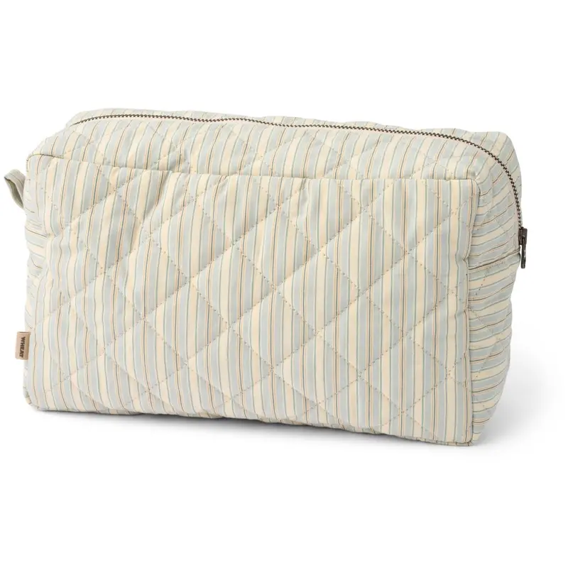 Wheat Blue Ocean Stripe Wash Taske Large Ziggi 1