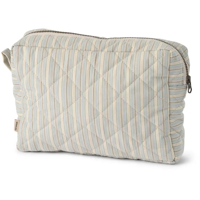 Wheat Blue Ocean Stripe Wash Taske Small Ziggy 1