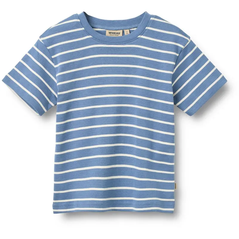 Wheat Blue Stripe T-Shirt S/S Fabian 1