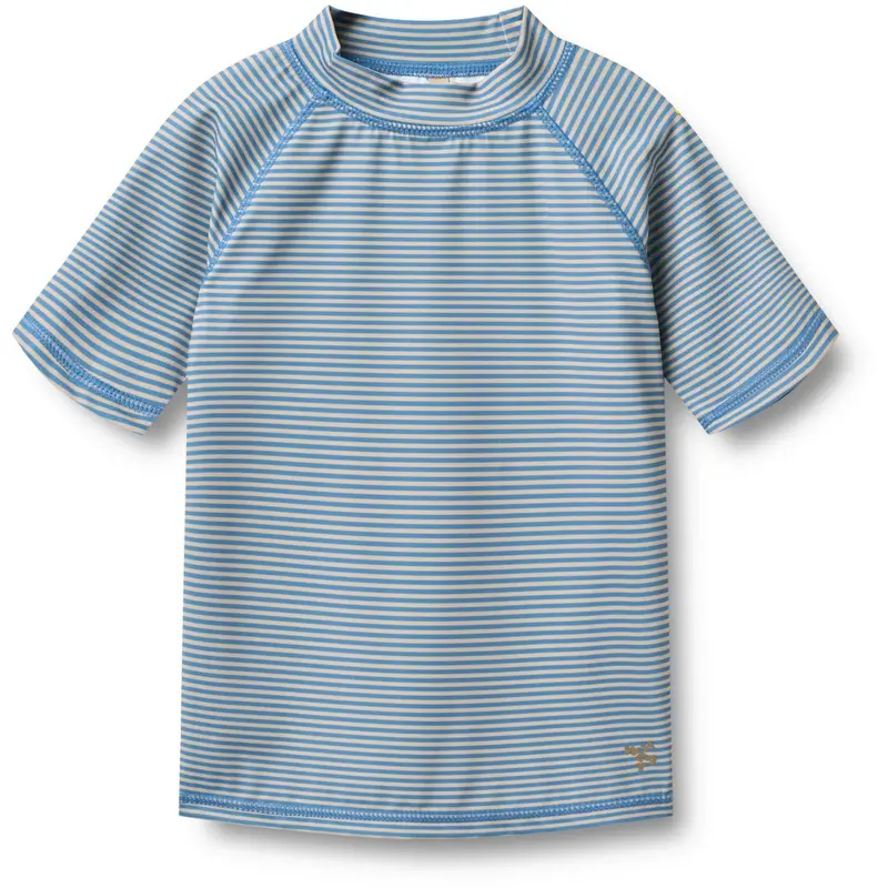 Wheat Blue Swim Stripe Bade T-Shirt S/S Jackie 1