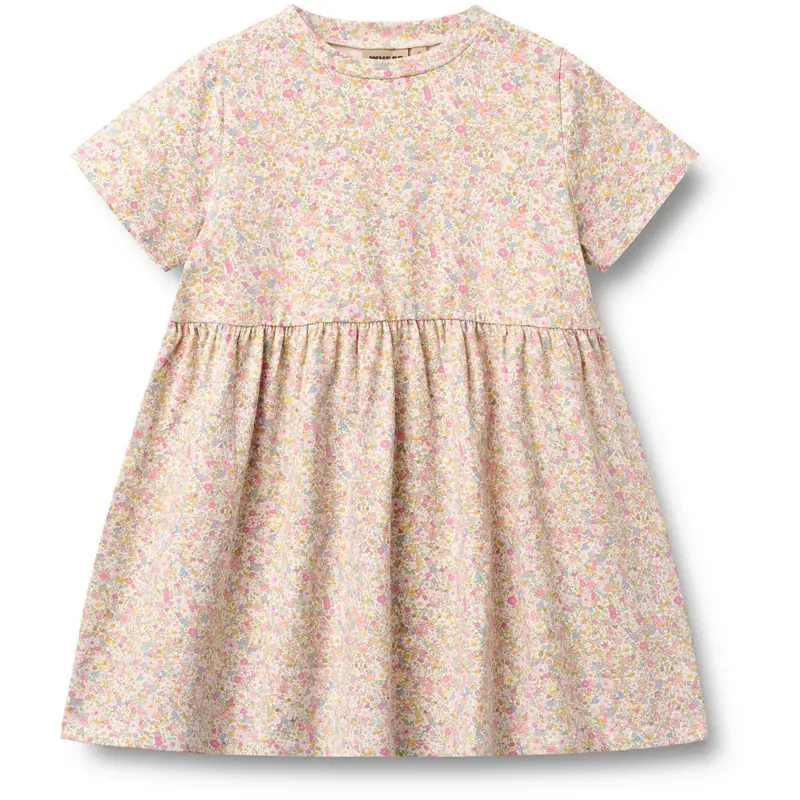 Wheat Blush Flower Meadow Jersey Kjole Anna 1