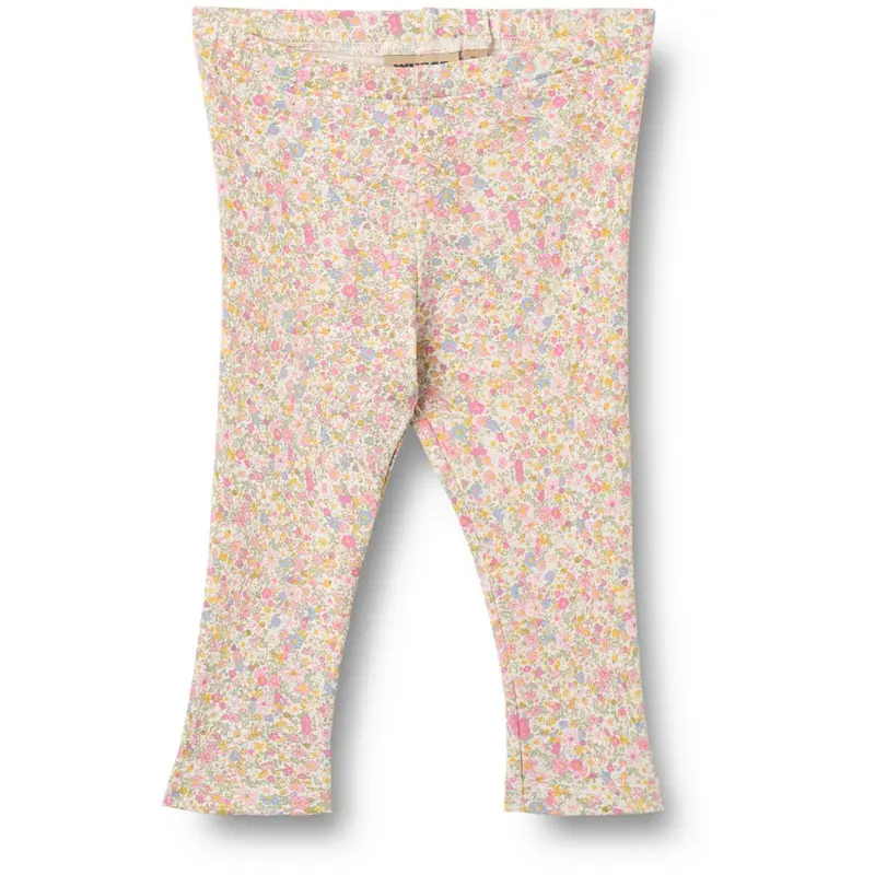 Wheat Blush Flower Meadow Jersey Leggings Jules 1