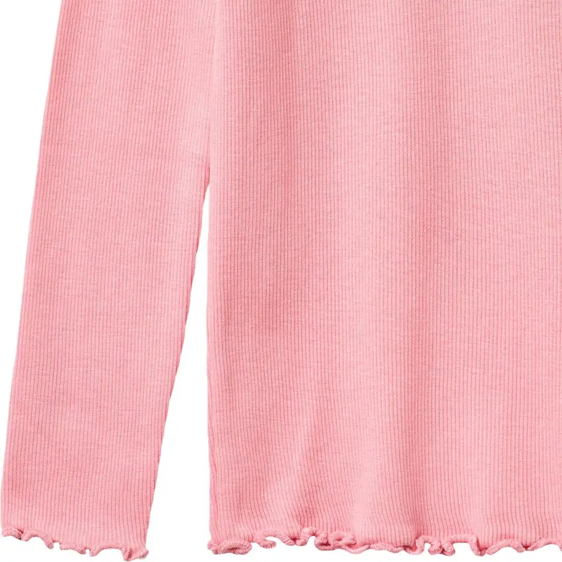 Wheat Bubblegum Rib Bluse L/S Reese 2