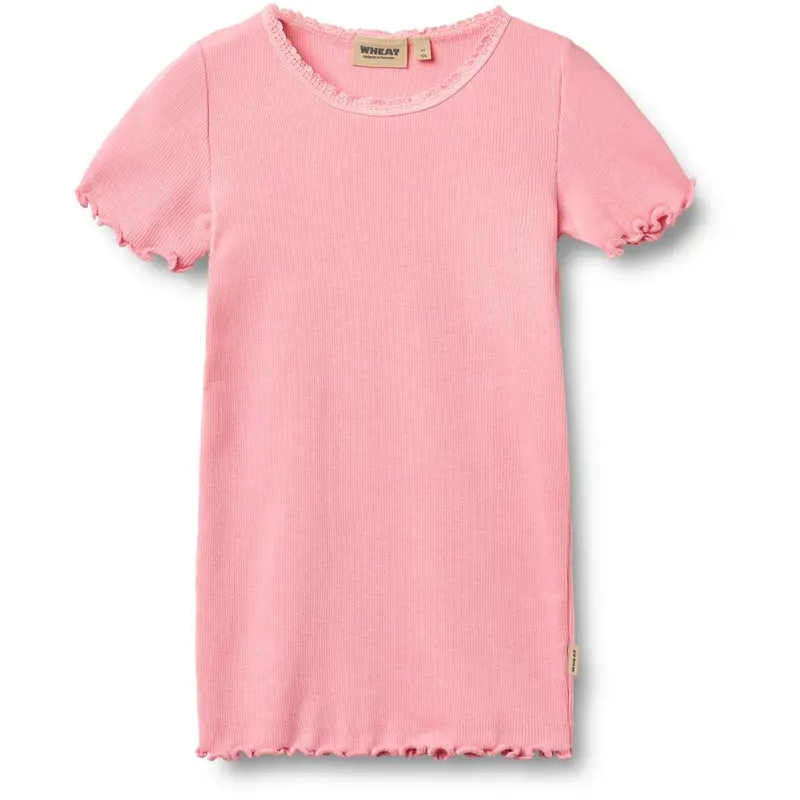 Wheat Bubblegum Rib T-Shirt S/S Katie 1