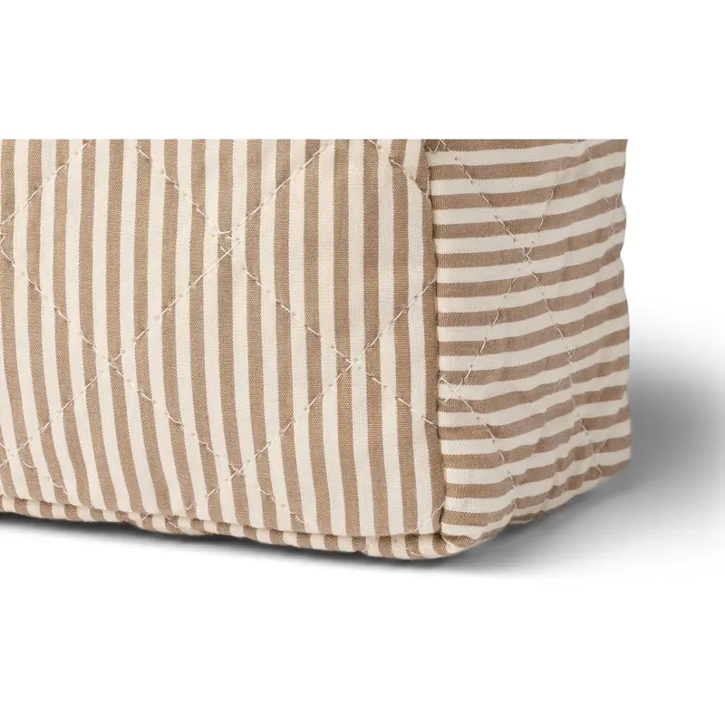 Wheat Cappucino Stripe Toilettaske Large Ziggi 2