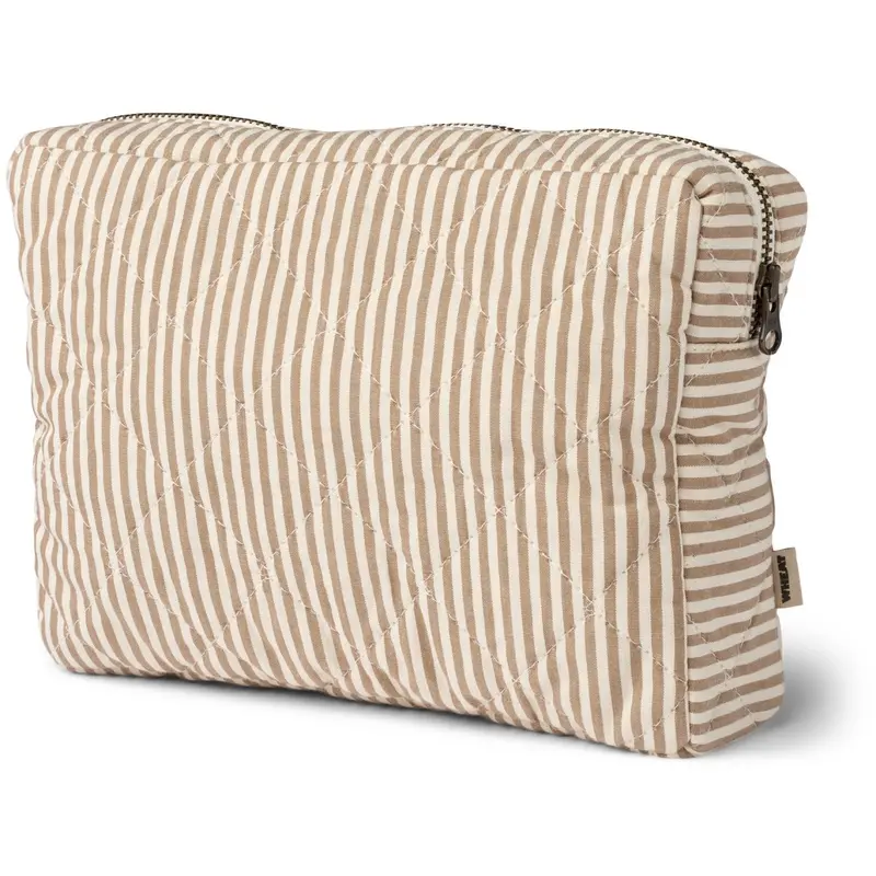 Wheat Cappucino Stripe Toilettaske Small Ziggy 1