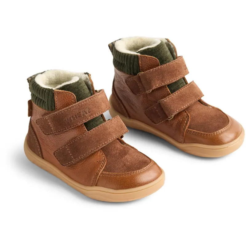Wheat Cognac Vinterstøvler Texas Tex 1