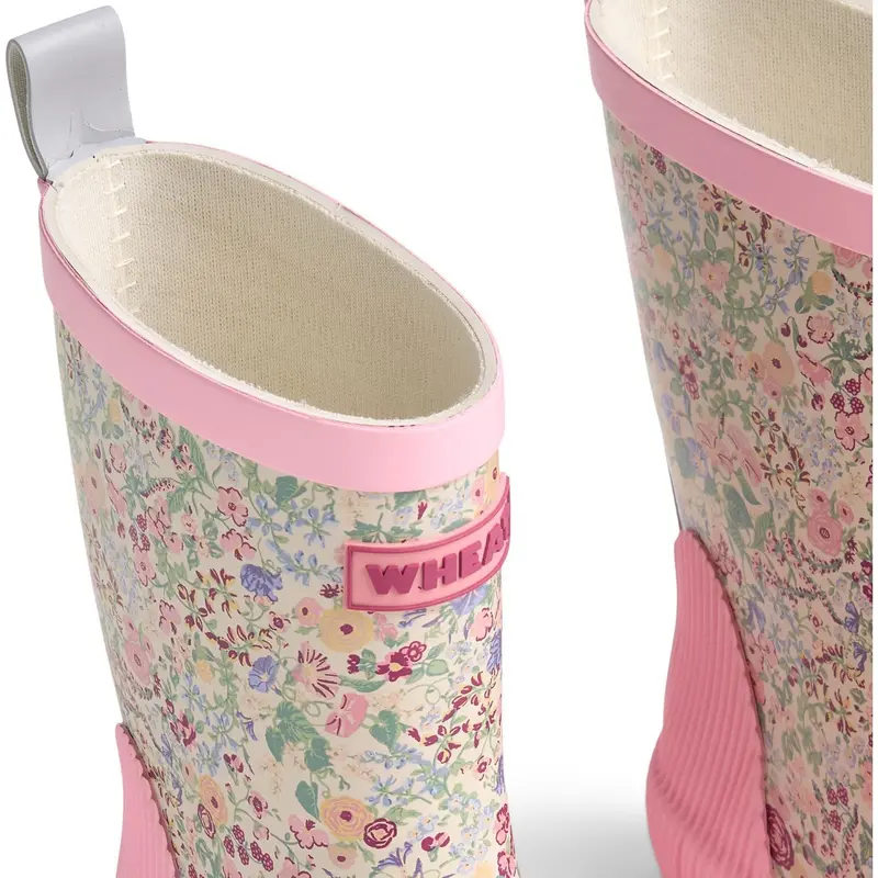 Wheat Cool Sky Flowers Gummistøvler Welly 2