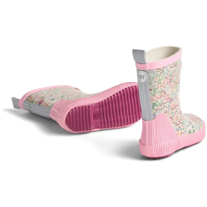 Wheat Cool Sky Flowers Gummistøvler Welly 4