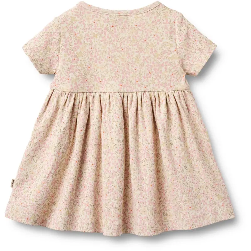 Wheat Coral Flowers Jersey Kjole S/S Nova 3