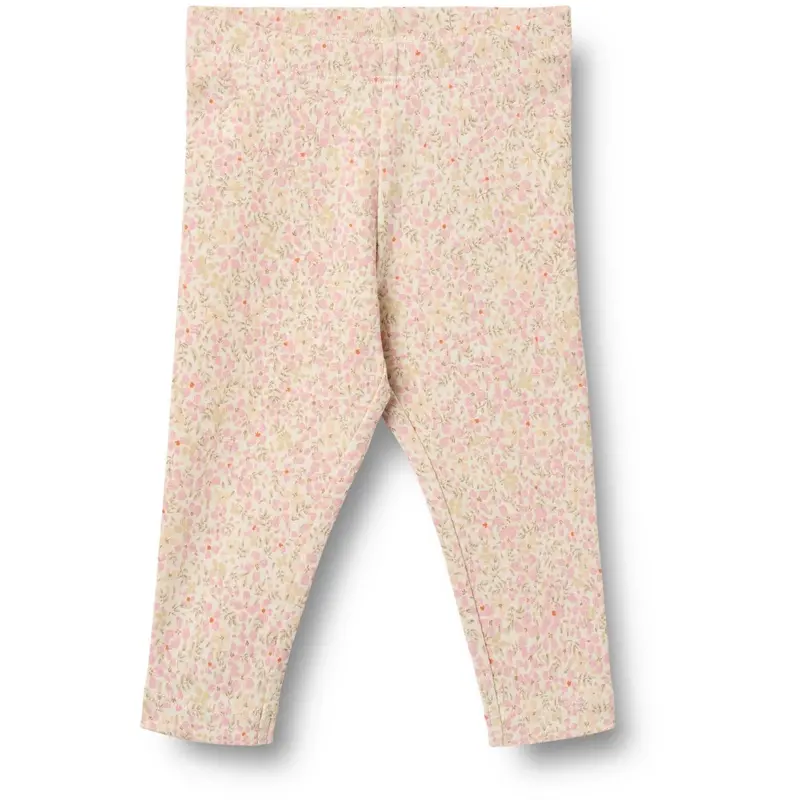 Wheat Coral Flowers Jersey Leggings Jules 1