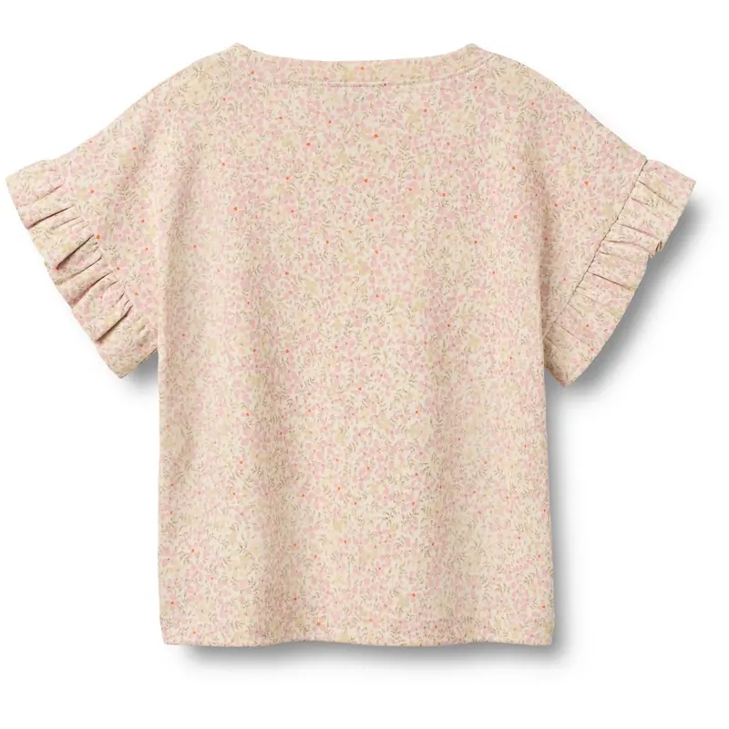 Wheat Coral Flowers T-Shirt S/S Ally 3
