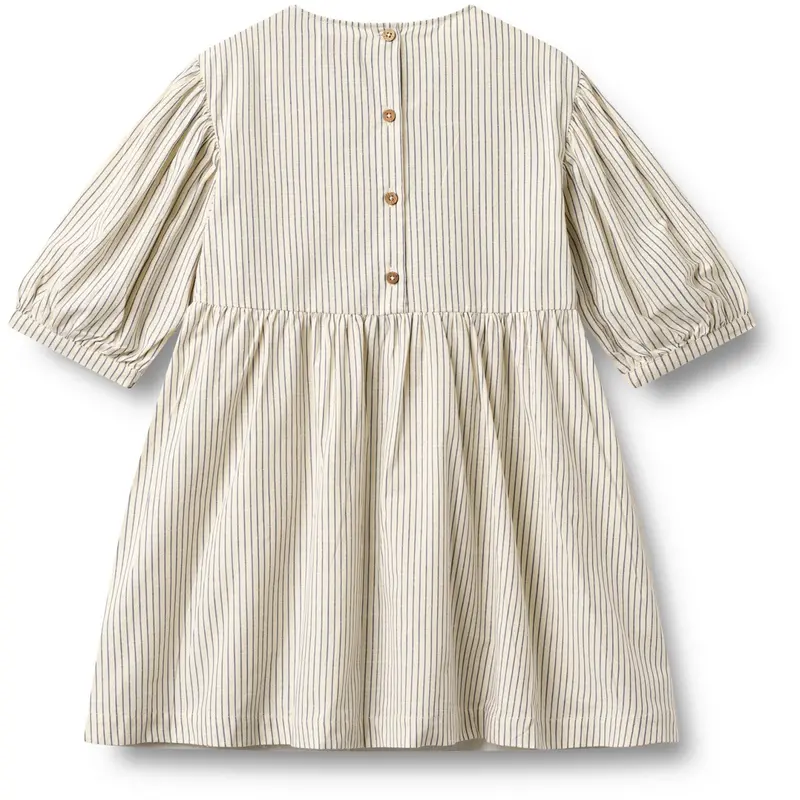 Wheat Dark Blue Stripe Kjole 3/4 Sleeve Magda 4