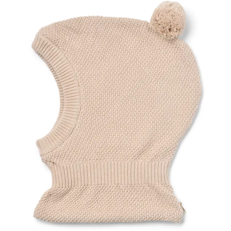 Wheat Dusty Lavender Strikket Elefanthue Pomi 1