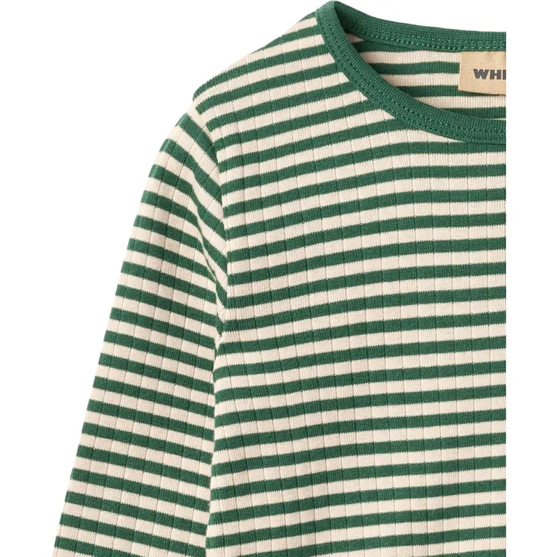 Wheat Green Stripe Bluse Stig 2