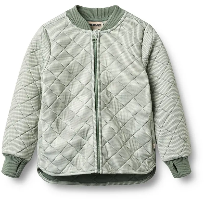 Wheat Green Stripe Termojakke Loui 1