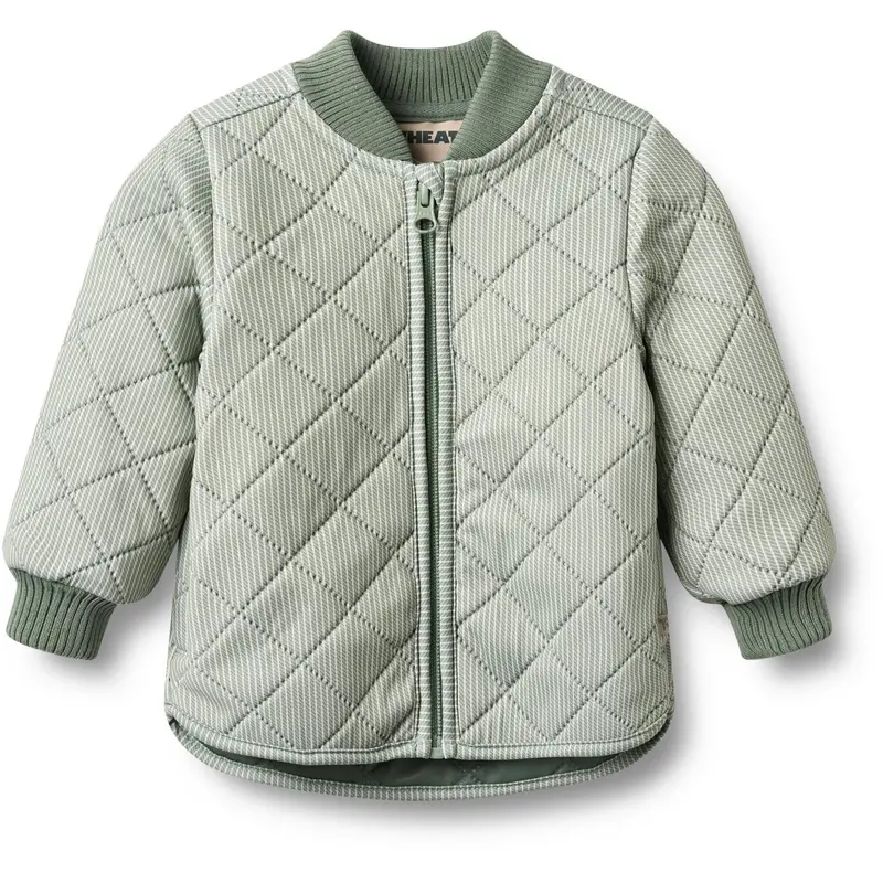 Wheat Green Stripe Termojakke Loui 1