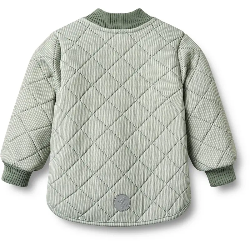 Wheat Green Stripe Termojakke Loui 4