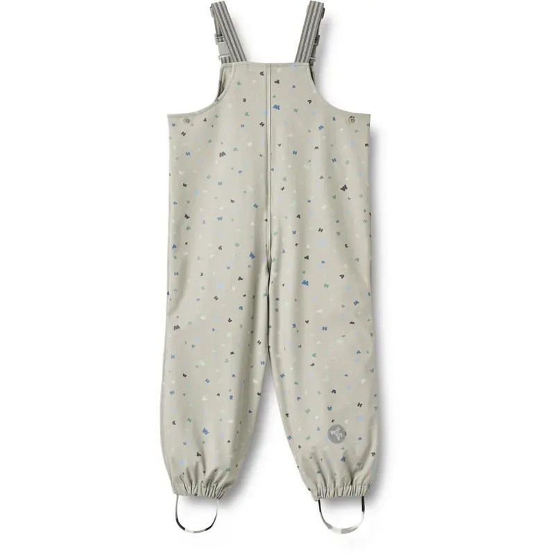 Wheat Light Flint Letters Regntøj Charlo Overall 3