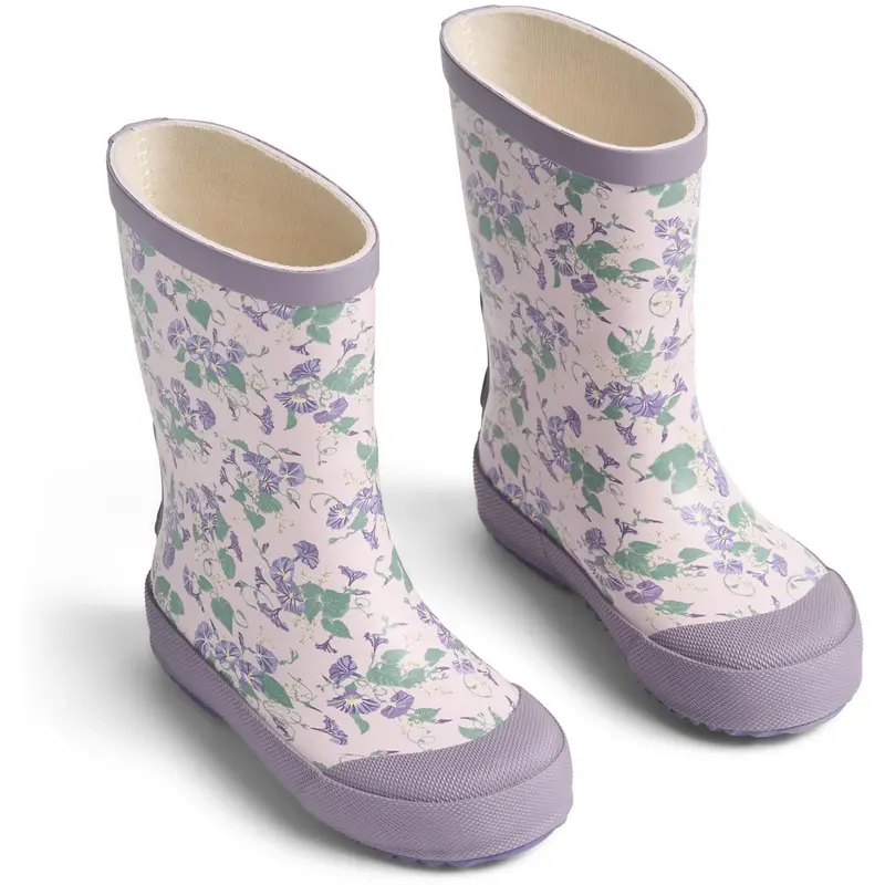 Wheat Lilac Petunias Gummistøvler Muddy 1