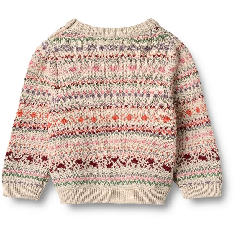 Wheat Multi Jaquard Pullover Olga 2