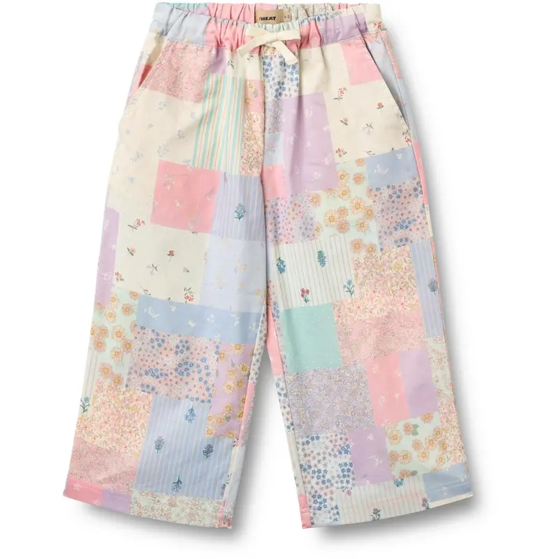 Wheat Patchwork Flowers Bukser Sasha 1