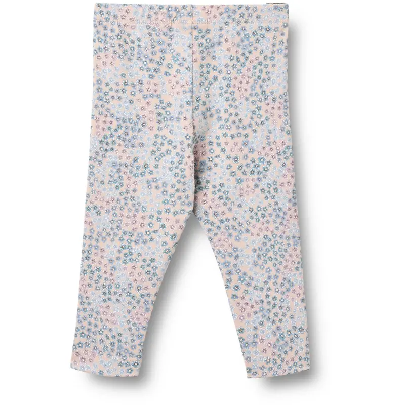 Wheat Powder Blue Flowers Jersey Leggings Jules 3