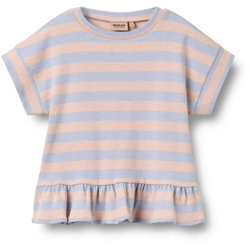 Wheat Powder Stripe T-Shirt S/S Marie 1