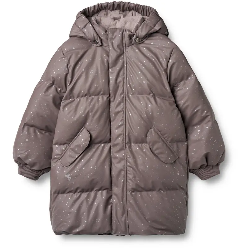 Wheat Purple Stone Stars Pu Puffer Jakke Coast 1