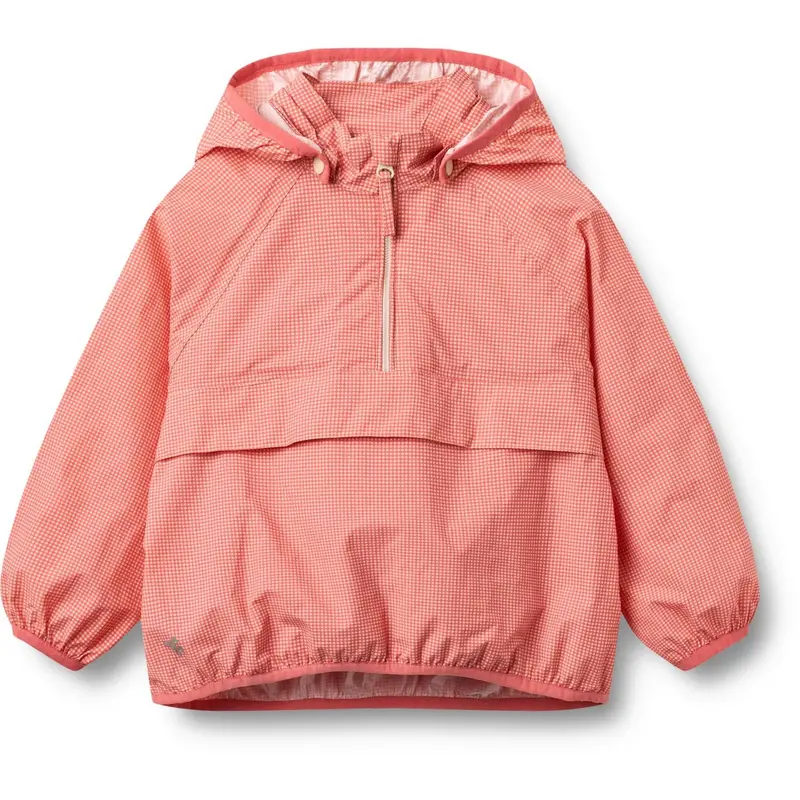 Wheat Red Check Lightweight Shell Jakke Skyen 1