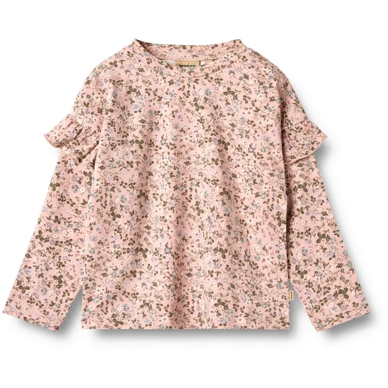 Wheat Rose Powder Flowers Bluse Belinda 1