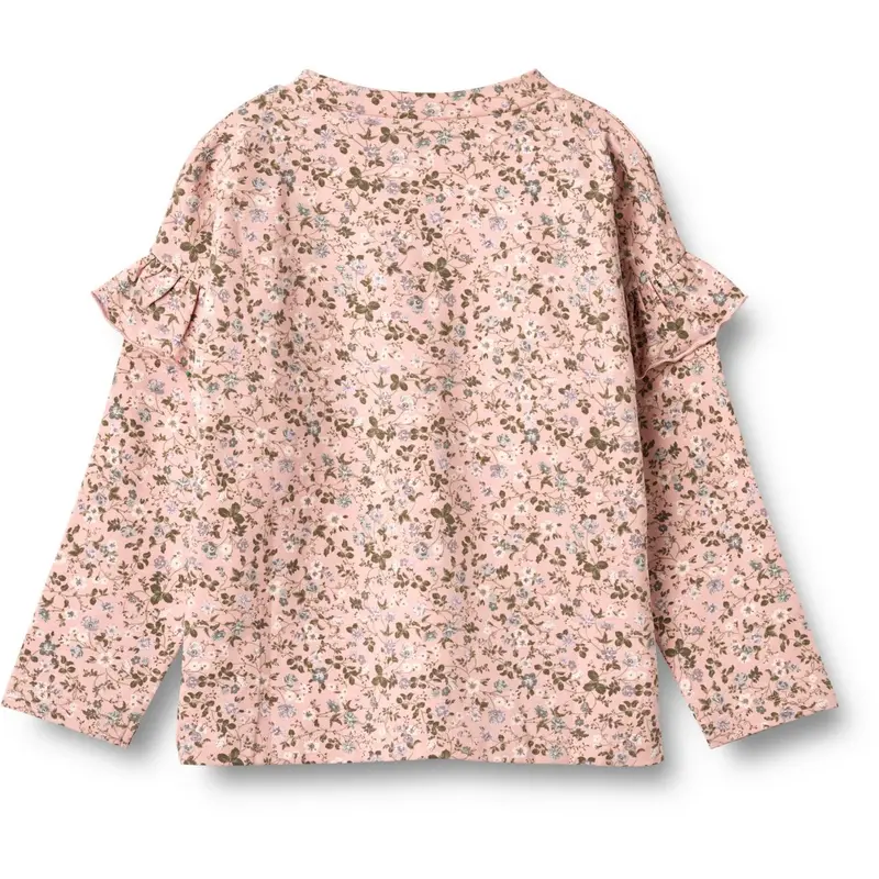 Wheat Rose Powder Flowers Bluse Belinda 2