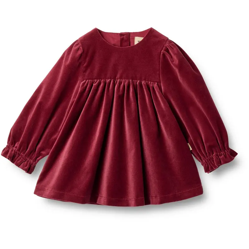 Wheat Ruby Red Kjole L/S Elvira 1