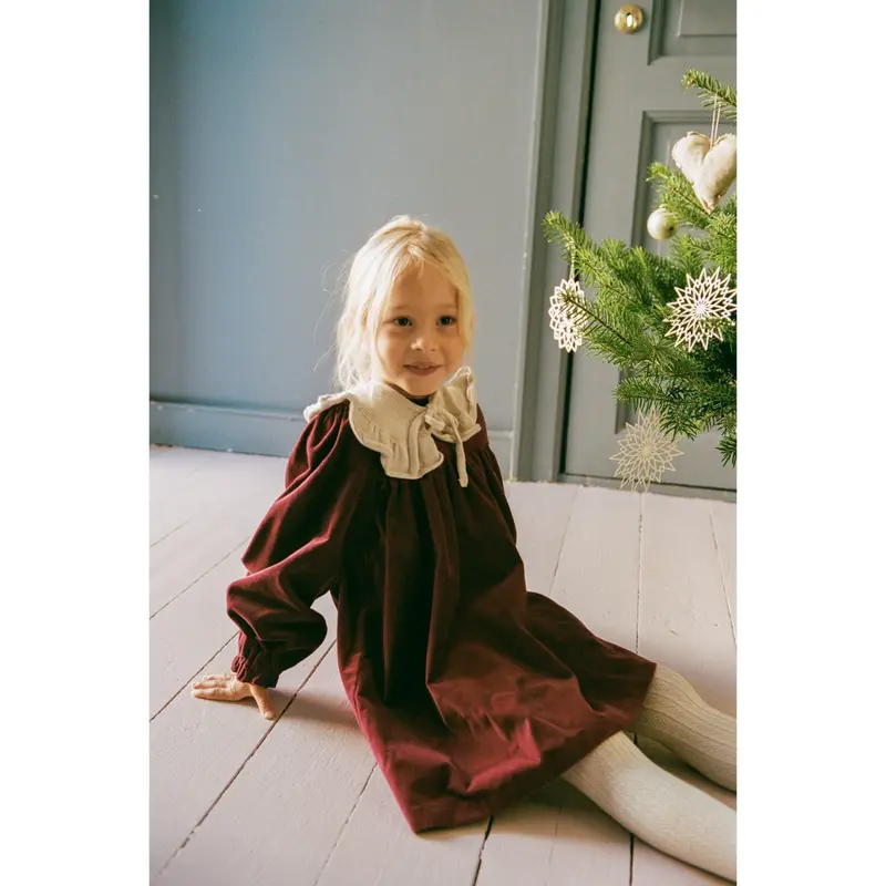 Wheat Ruby Red Kjole L/S Elvira 3