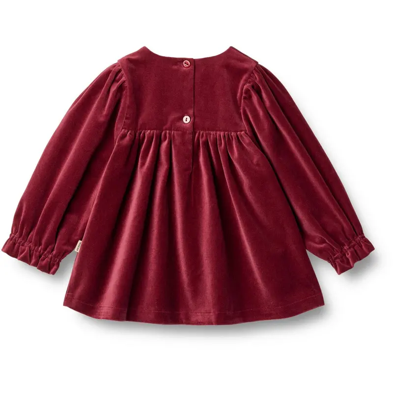 Wheat Ruby Red Kjole L/S Elvira 4