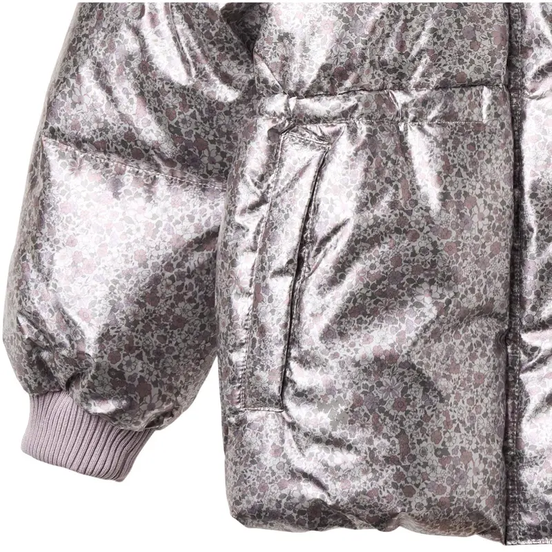 Wheat Silver Flower Meadow Puffer Jakke Eli 5