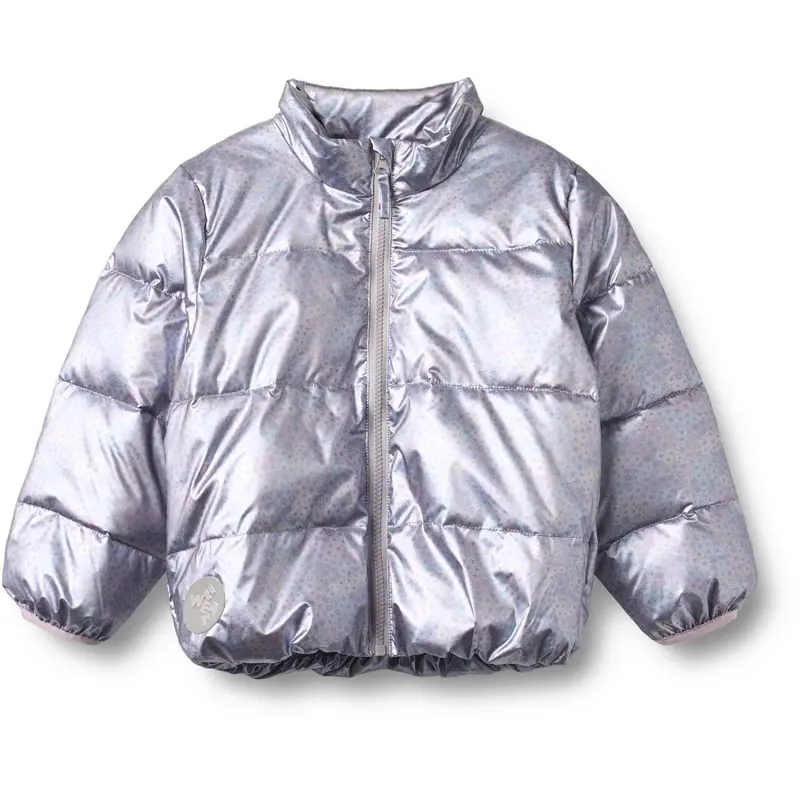 Wheat Silver Sky Flower Lightweight Puffer Jakke Ullu 1