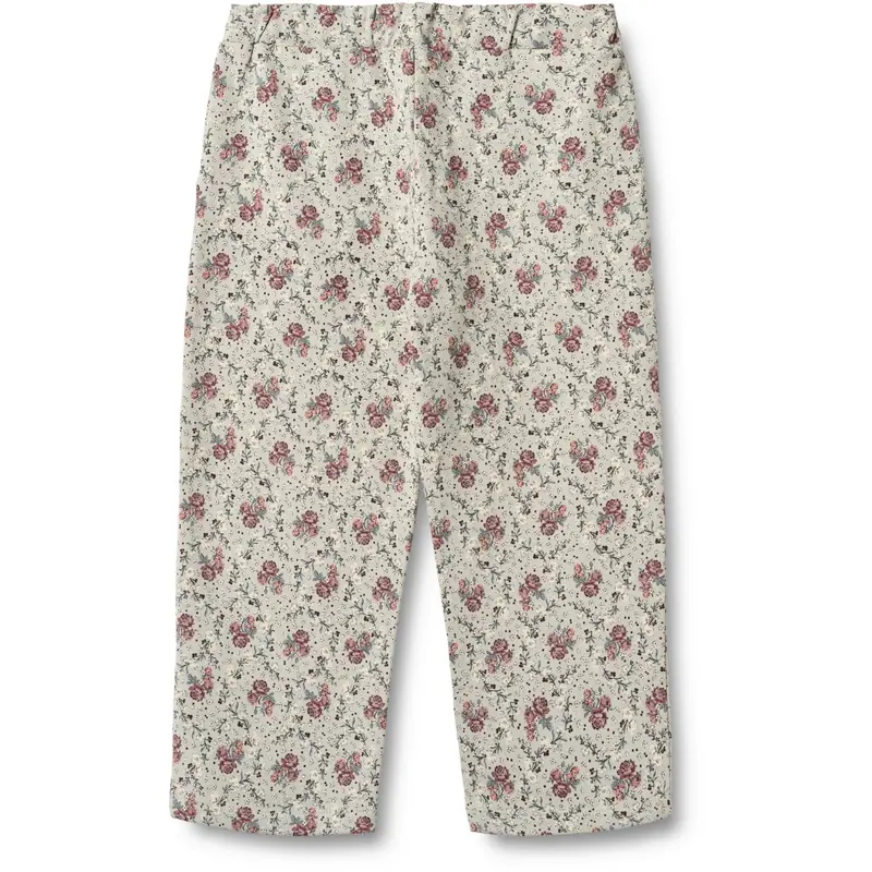 Wheat Slightly Green Flowers Sweatpants Eline 2