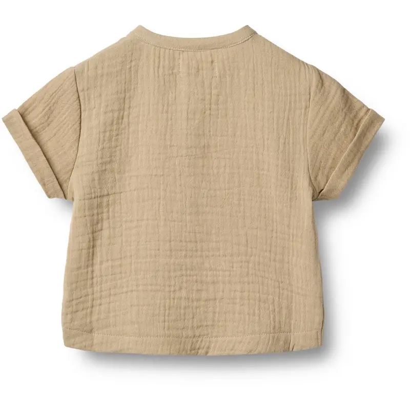 Wheat Soft Sand Skjorte S/S Svend 3