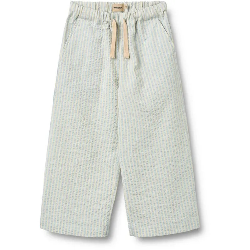 Wheat Summer Sky Stripe Bukser Sasha 1