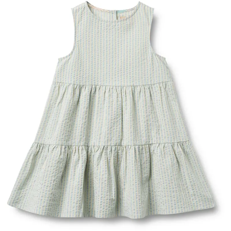 Wheat Summer Sky Stripe Kjole Louise 1