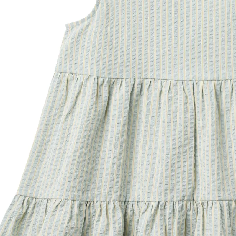 Wheat Summer Sky Stripe Kjole Louise 2