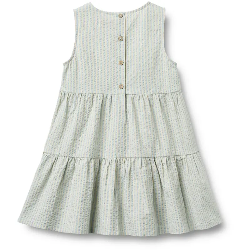 Wheat Summer Sky Stripe Kjole Louise 3